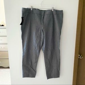 NWT Gray Dress Pant Size Ankle Length Size 22